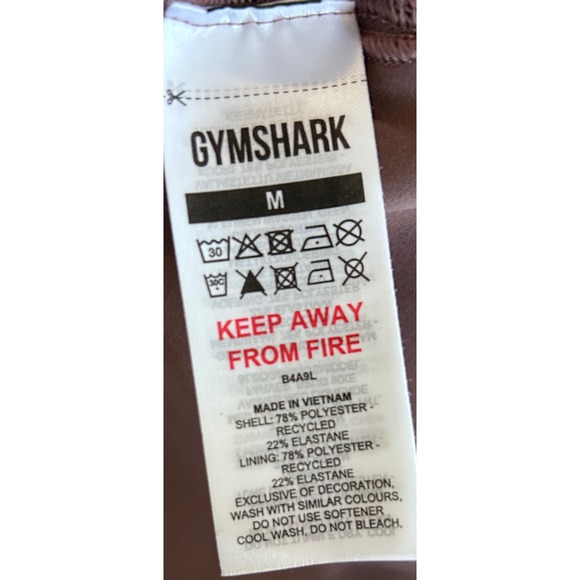 Gymshark Seamless Sports Bra Purple Medium Workout Fitness Tank Top SZ M - Picture 4 of 5